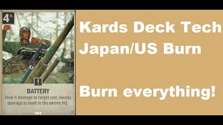 Japan US burn deck tech