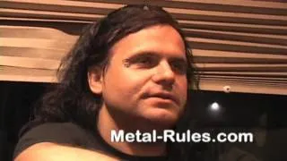 Interview with Mille Petrozza of Kreator in San Antonio, Texas. May 2009