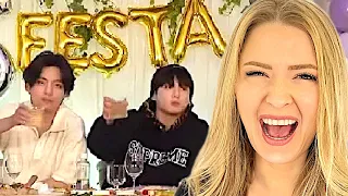 Americans React To BTS DINNER PARTY (Festa 2022)