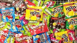 A Lot Of Candy 2018 NEW #12 ASMR / АСМР Очень много M&M's и Skittles