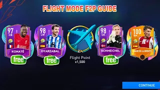 flight mode f2p guide and calculation || summer vacation event || free 98 ovr ||