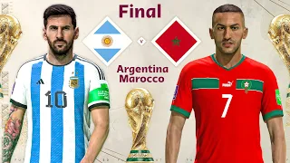 FIFA 23 | Argentina vs Marocco - FIFA World Cup 2022 Final | 4K