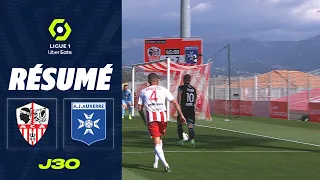 AC AJACCIO - AJ AUXERRE (0 - 3) - Résumé - (ACA - AJA) / 2022-2023