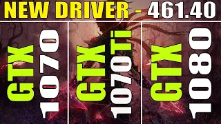 GTX 1070 vs GTX 1070Ti vs GTX 1080 || NEW DRIVER || PC GAMES TEST ||
