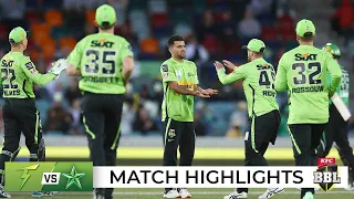 Thunder down Stars in remarkable final-ball thriller | BBL|12