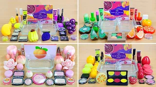 4 in 1 Video BEST of COLLECTION FRUIT SLIME #8 🍋🍑🍇🍓🥝🍊 Satisfying Slime Videos