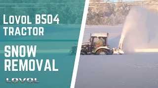 LOVOL 504 III in The Arctic｜Tractor snow removal