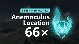 All 66 Anemoculus Location | Genshin Impact 4.4 UPDATED, BETTER & FASTER!