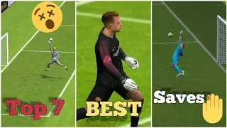 TOP 7 BEST GOALKEEPER SAVES - PES 2019 MOBILE