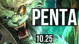 RENGAR vs IVERN (JUNGLE) | Penta, 68% winrate, Legendary, 16/3/4 | EUW Master | v10.25