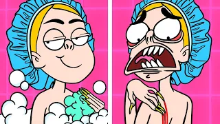 LONG NAILS PROBLEMS || Funny Cartoons By 123 Go! Animated