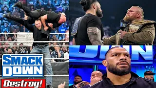 Brock Lesnar Destroys Everyone | Roman Reigns vs Brock Lesnar Contact Signing | WWE SmackDown