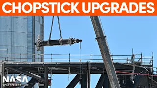 Chopstick Actuator Removed for Upgrades | SpaceX Boca Chica