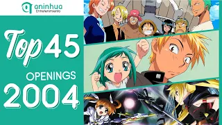 Top 45 Anime Openings 2004
