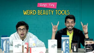 Guys Try Weirdest Beauty Tools | Ok Tested