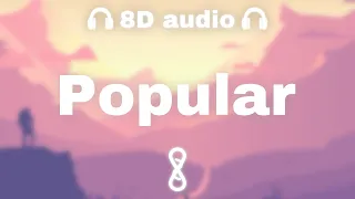 The Weeknd, Playboi Carti, Madonna - Popular (Lyrics) | 8D Audio 🎧