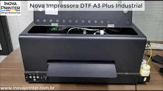 Nova Impressora DTF A3 Plus industrial