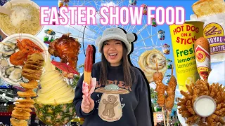 We spent $250 on FOOD at the EASTER SHOW!! 😱🐣🌭