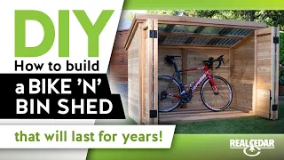 Bike 'n' Bin Shed - RealCedar.com