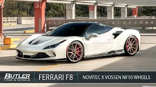 Ferrari F8 Tributo | 1016 Aero Kit | Novitec X Vossen NF10 Wheels  | Butler Tire