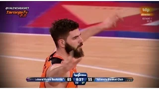 Dubljevic y Hamilton J19 Liga Endesa en Laboral Kutxa Baskonia