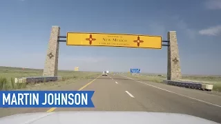 American Road Trip Hyperlapse 2238 miles on i-40 from Tennessee to California