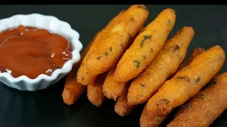 CRISPY POTATO FINGER'S// CRISPY POTATO STICKS/ ALOO FINGERS //EASY POTATO SNACKS........