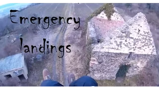 Emergency landings - Paragliding Fails/Wins And Crashes