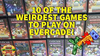 10 Of The Weirdest Games On Evercade!