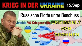 15.Sep: AUFNAHMEN: Russische Flotte wird von JETSKIS zerlegt | Ukraine-Krieg