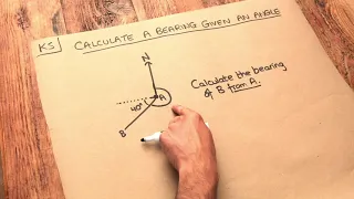 Key Skill - Calculate a bearing given an angle.