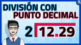 DIVISIÓN con PUNTO DECIMAL ADENTRO | División con Decimales (Adentro)