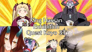 [FGO NA] Koyo 3T King Hassan Exhibition Quest (Grand Nero Fest)