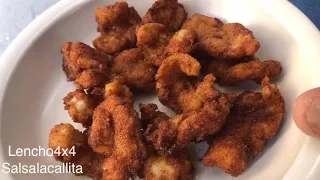 Chicharrones de camarón estilo marisquero