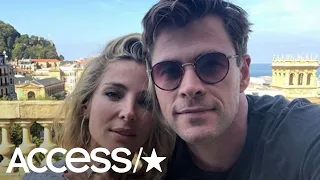 Chris Hemsworth & Wife Elsa Pataky Put On A Naughty Display While Hunting For Crabs | Access