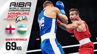 Quarterfinals (69kg) GIYASOV Shakhram (Uzbekistan) vs McCORMACK Pat (England)