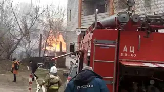 В Заводском районе сгорел расселенный дом