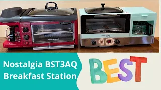 Best Nostalgia BST3AQ Breakfast Station Aqua Breakfast Station Nostalgia