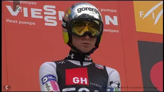 Cene Prevc zadnji skok last jump Planica 2023  (c) rtvslo.si