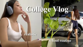 FIRST WEEK OF COLLEGE VLOG | productive days, what i eat, back to school routine