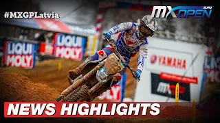 News Highlights | EMXOpen Race 2 | MXGP of Latvia 2022 #MXGP #Motocross