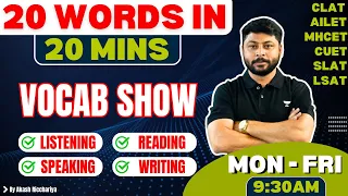 CLAT 2025 | English Language | 1000 words of vocabulary session 13 - Root words #vocabulary