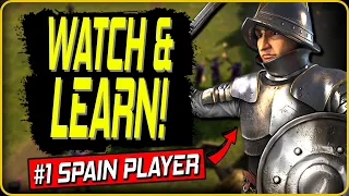WATCH & LEARN - #1 Spain Player | Age of Empires 3: Definitive Edition