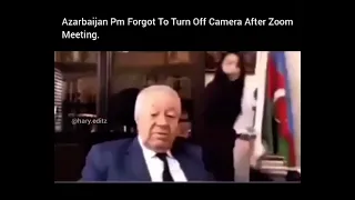 Azerbaijan former MP forgot to turn off camera after Zoom meeting