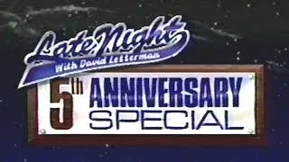 Late Night with David Letterman 5th Anniversary Special (1987) Full Show!