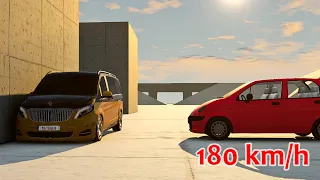 Mercedes V Class Maybach VS Daewoo Matiz 💥 180 KM/H 💥 BeamNG.Drive CRASH test