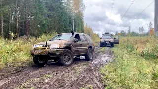 Nissan Patrol y61 vs Jeep Grand Cherokee оффроуд батл, сильвера или мотор? | Latvian Offroad