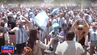 LIVE: Argentina Fans Celebrate World Cup Win