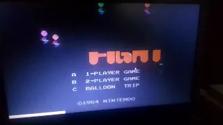 Balloon Fight NES: Game Over