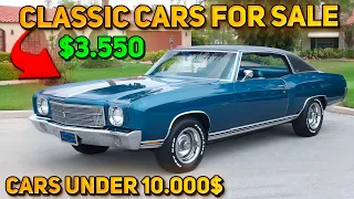 20 Unique Classic Cars Under $10,000 Available on Craigslist Marketplace! Beautiful Cheap Cars!